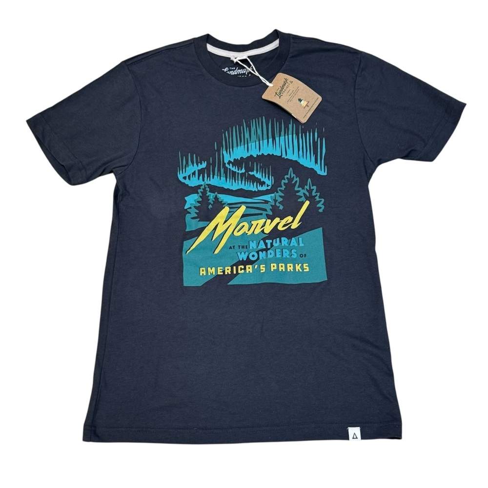 NWT The Landmark Project Women’s Charcoal Grey America’s Parks T-Shirt Size XS